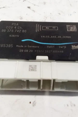MODULO ELECTRONICO PEUGEOT 208 II (UB_ UP_ UW_ UJ_) 1.2 PURETECH 100 - 9837674280 Solo Hoy