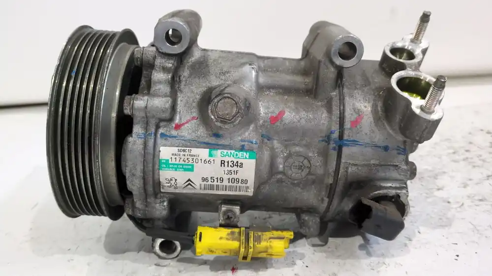Edición Limitada COMPRESOR AIRE ACONDICIONADO PEUGEOT 307 (3A/C) 1.6 HDI 110 - 9651910980