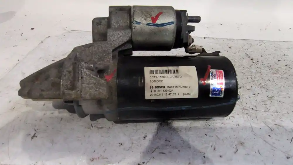 MOTOR ARRANQUE BEDFORD TRANSIT CUSTOM - 0001139024 Liquidación