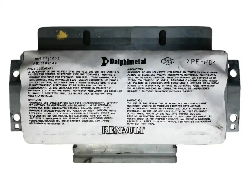 Envío Inmediato AIRBAG DELANTERO DERECHO 8200303496G PB15100140