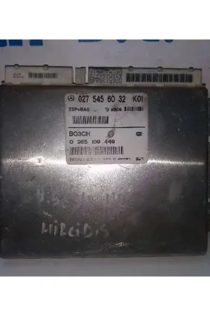 CENTRALITA MOTOR UCE 0265109449 0275456032K01 Última Versión