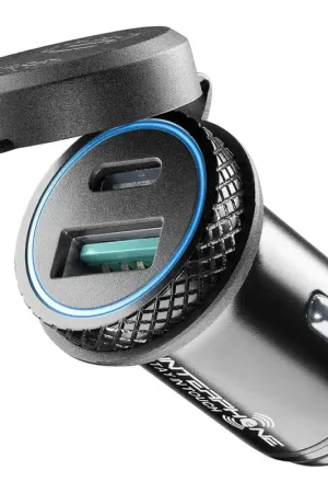 ADAPTADOR INTERPHONE MECHERO A USB A Y USB C Precio Económico