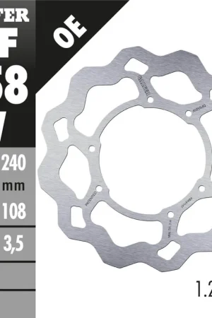 DISCO FRENO GALFER DF658W FIXED WAVE Marca Reconocida