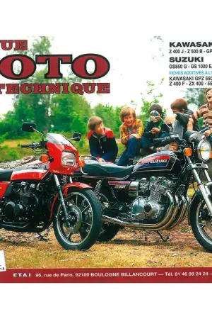 Disponible Ahora MANUAL REVUE MOTO TECHNIQUE KAWASAKI Z400/500, SUZUKI GS850/1000/1100