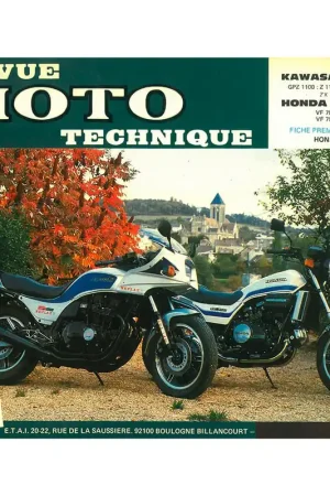 MANUAL REVUE MOTO TECHNIQUE KAWASAKI GPZ1100, HONDA VF750 Envío Inmediato