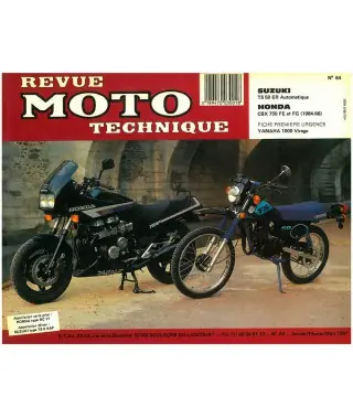 MANUAL REVUE MOTO TECHNIQUE SUZUKI TS50, CBX750 Novedad