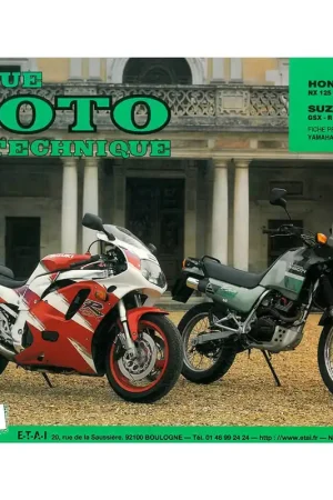MANUAL REVUE MOTO TECHNIQUE HONDA NX125, SUZUKI GSX-R750W Stock Limitado