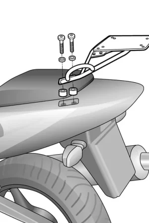 SOPORTE BAÚL SHAD HONDA CBR600F 2001-2008 Moderno