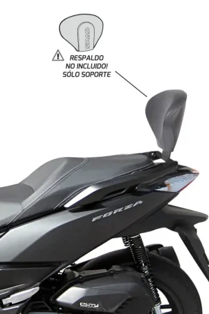 SOPORTE RESPALDO SHAD HONDA FORZA 125/300, ADV 350 Nueva Colección