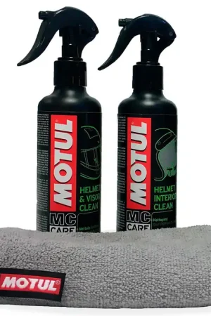 PACK LIMPIA CASCO MOTUL MC CARE M1 + M2 Compra Ahora