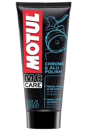 LIMPIADOR CHROME & ALU POLISH MOTUL MC CARE E6 Hecho A Mano