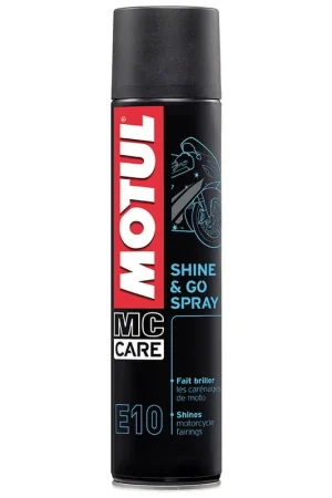Envío Inmediato LIMPIADOR SHINE & GO SPRAY MOTUL MC CARE E10