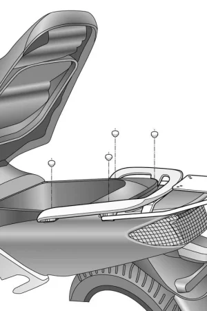Liquidación SOPORTE BAÚL SHAD YAMAHA T-MAX 500 2001-2007