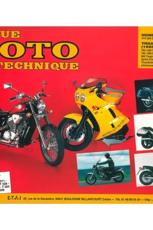 Stock Limitado MANUAL REVUE MOTO TECHNIQUE HONDA VTC600C SHADOW, TRIUMPH