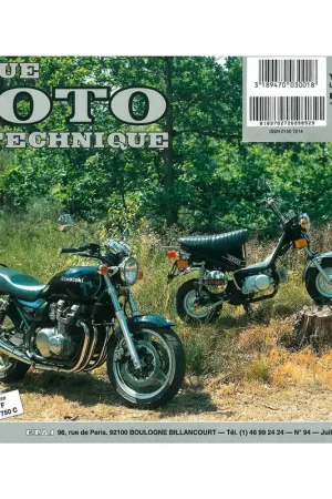 MANUAL REVUE MOTO TECHNIQUE YAMAHA LB50 CHAPPY, KAWASAKI ZEPHYR 750 Directo De Fábrica
