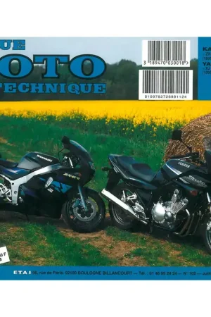 Súper Precio MANUAL REVUE MOTO TECHNIQUE KAWASAKI ZX-6R NINJA, YAMAHA XJ900S DIVERSION