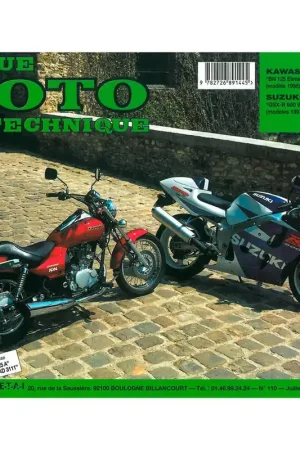 Más Vendido MANUAL REVUE MOTO TECHNIQUE KAWASAKI BN125 ELIMINATOR, SUZUKI GSX-R600V/W