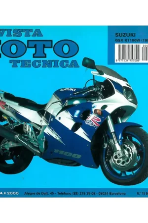 MANUAL REVUE MOTO TECHNIQUE SUZUKI GSX-R1100W 93 Nueva Colección