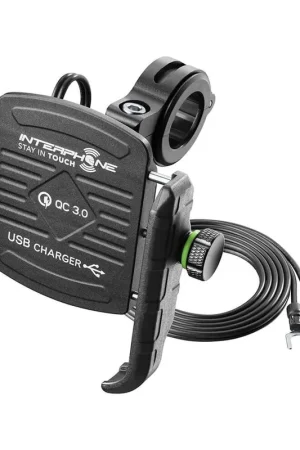 SOPORTE MANILLAR INTERPHONE MOTO CRAB EVO USB Nuevo Modelo