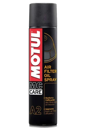 Mejor Calidad ACEITE FILTRO AIRE MOTUL MC CARE A2 EN ESPRAY