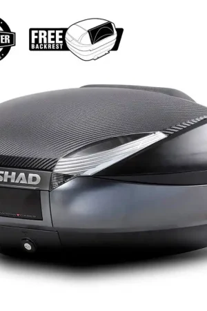 Oferta Limitada BAÚL SHAD SH48 TAPA CARBONO + RESPALDO