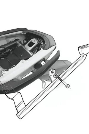 SOPORTE BAÚL SHAD KAWASAKI ER6 N/F Nueva Colección