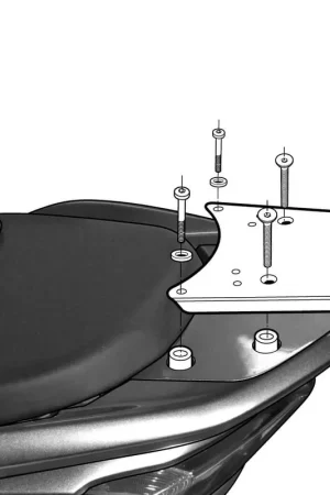 Moderno SOPORTE BAÚL SHAD HONDA FORZA 300