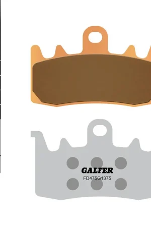 Popular PASTILLAS FRENO GALFER FD475 G1375 SINTERIZADAS SPORT