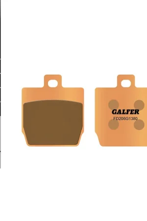 Premium PASTILLAS FRENO GALFER FD206 G1380 SINTERIZADAS SCOOTER