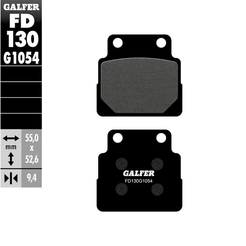 PASTILLAS FRENO GALFER FD130 G1054 SEMI METAL Envío Inmediato