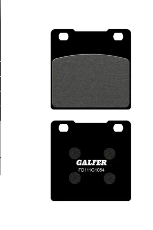 Oferta De Temporada PASTILLAS FRENO GALFER FD111 G1054 SEMI METAL