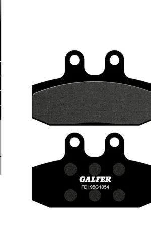 PASTILLAS FRENO GALFER FD195 G1054 SEMI METAL Favorito De Clientes