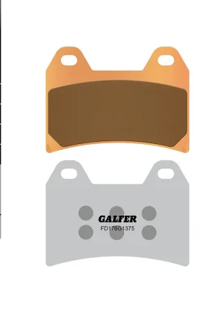 Oferta De Temporada PASTILLAS FRENO GALFER FD176 G1375 SINTERIZADAS SPORT