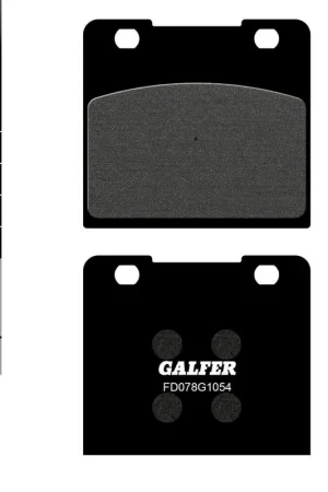 PASTILLAS FRENO GALFER FD078 G1054 SEMI METAL Oferta