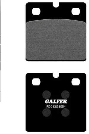 Oferta Flash PASTILLAS FRENO GALFER FD013 G1054 SEMI METAL