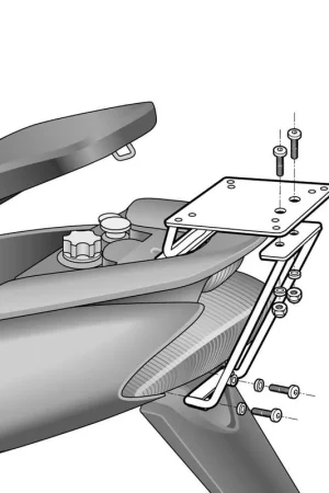 SOPORTE BAÚL SHAD YAMAHA JOG 50 Más Vendido