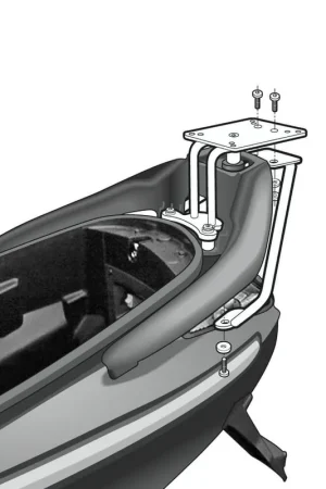 SOPORTE BAÚL SHAD SYM GTS 125/250/300 Súper Precio