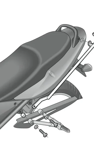 SOPORTE BAÚL SHAD SUZUKI BANDIT 650/1200/1250, GSX650 F Promoción