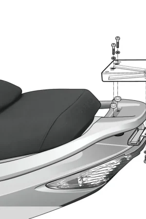 Envío Inmediato SOPORTE BAÚL SHAD KYMCO XCITING 250/500
