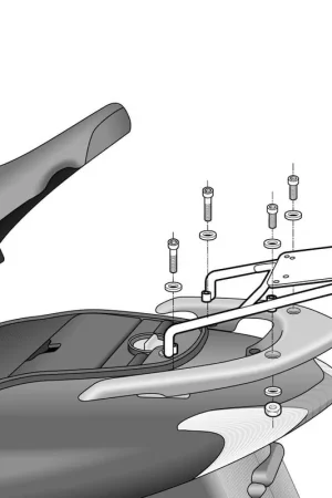 SOPORTE BAÚL SHAD HONDA DYLAN 125/150 Oferta De Temporada