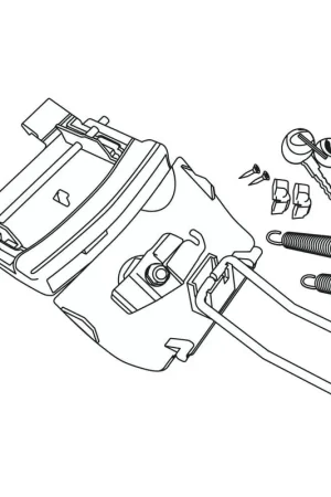 Moderno CERRADURA SHAD COMPLETA BAÚL SH46