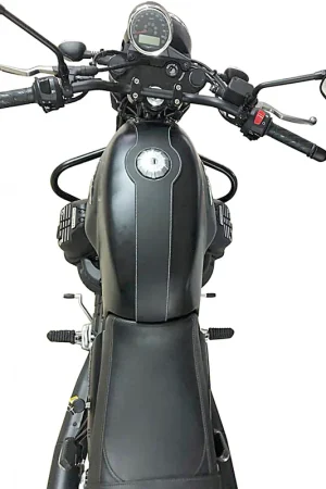 Nueva Colección CUBREDEPOSITO PIEL NEGRO ROYAL ENFIELD METEOR 350
