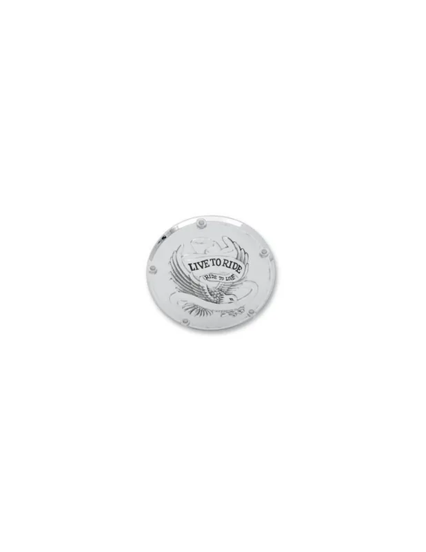 Precio Reducido TAPA DERBY 5 AGUJEROS CROMADA ÁGUILA HARLEY DAVIDSON BIG TWIN 99-17