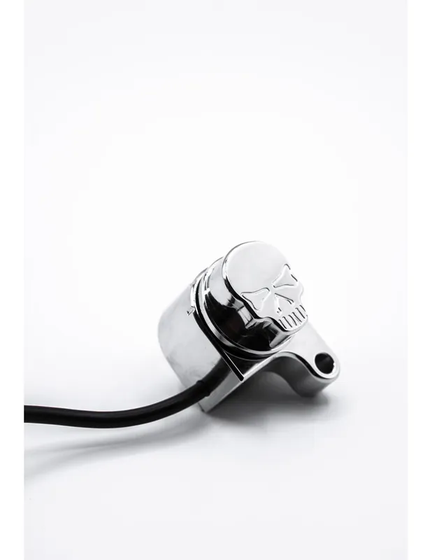 MODOS DE CONDUCCIÓN RBW-SKULL CROMADO LADO DERECHO PARA HD 2008 A 2013 (SOLO PUÑO ELECTRONICO) Bestseller