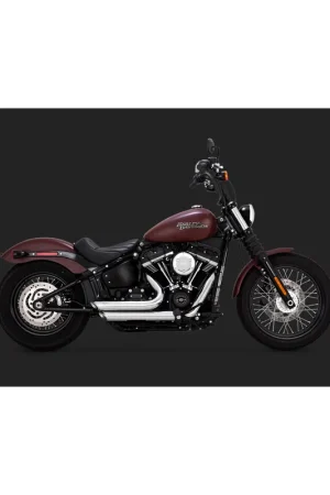 ESCAPE VANCE & HINES SHORTSHOTS STAGGERED PCX CROMADO SOFTAIL M8 2018-UP Solo Hoy