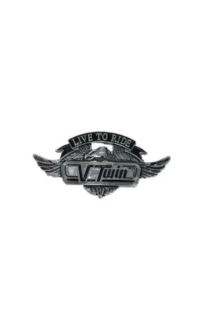 EMBLEMA ADHESIVO METALICO VTWIN 55MM Oferta