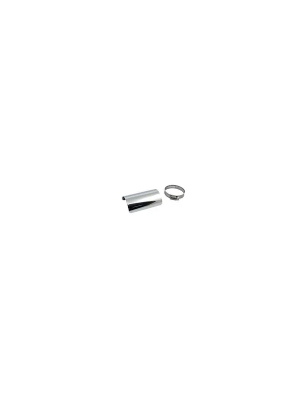 Moderno PROTECTOR CALOR CROMO 4" ESCAPES 2 1/4" (5.7 cm)