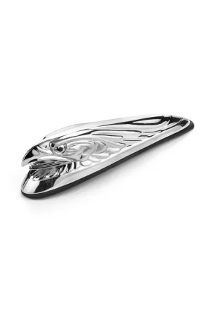 Alta Calidad CABEZA AGUILA CROMADA PARA GUARDABARROS 17 CM