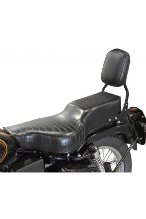 RESPALDO ROYAL ENFIELD BULLET/ELECTRA 500 NEGRO Lujoso