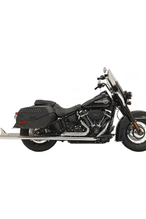 ESCAPES BASSANI TRUE DUALS COLA DE PEZ 39" SIN BAFFLES SOFTAIL FLHC Y FLDE 2018-UP Certificado